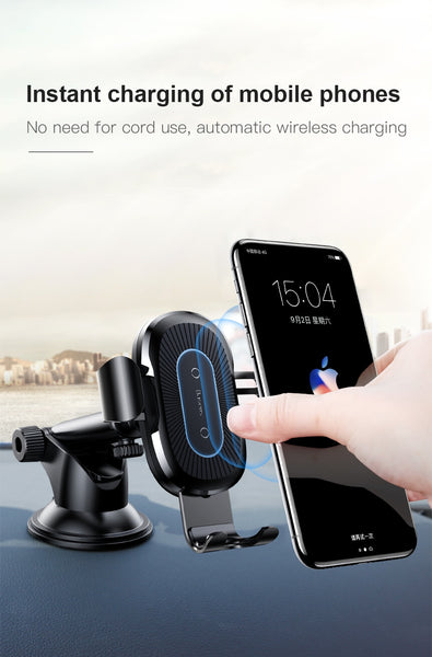 2 in 1 Wireless Charger Car Holder