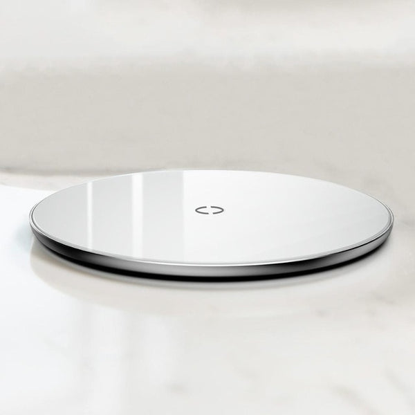 10W Qi Transparent Glass Wireless Charger